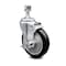 Service Caster 5 Inch Black Polyurethane Wheel Swivel 12mm Threaded Stem Caster with Brake SCC-TS20S514-PPUB-BLK-TLB-M1215 - alternate 4